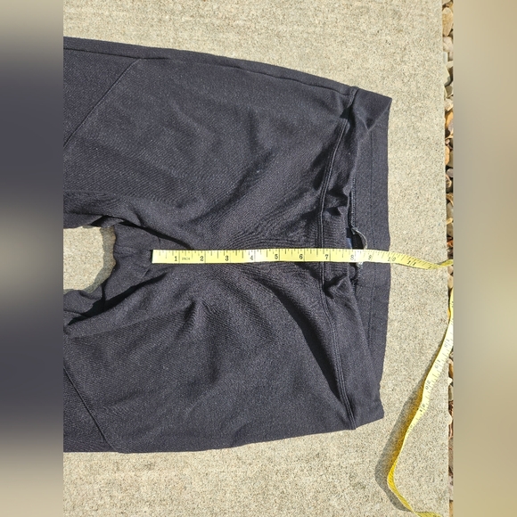 Express Black Spandex workout zip Up gym stretch pants leggings small - Picture 5 of 6